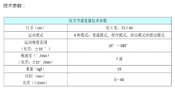 肩關(guān)節(jié)康復器